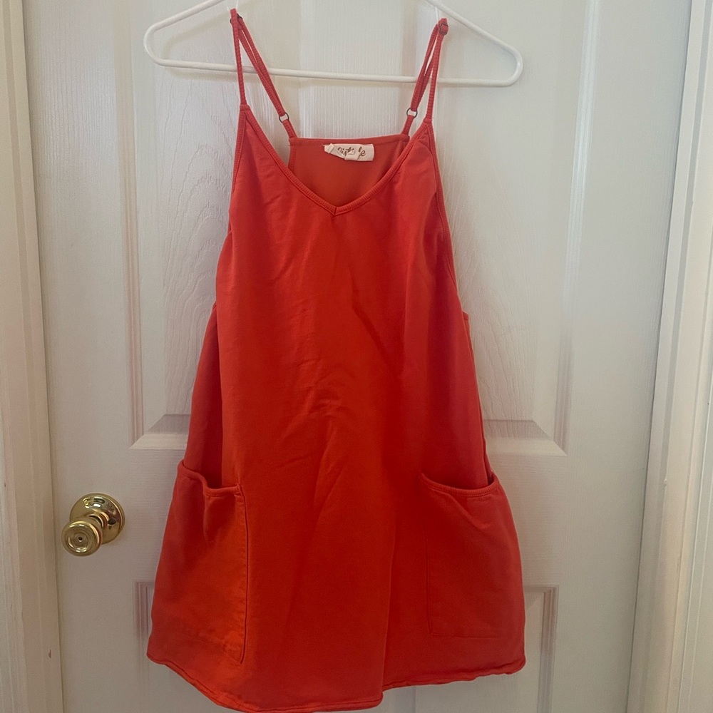 Listicle Vibrant Red Tank Top Romper